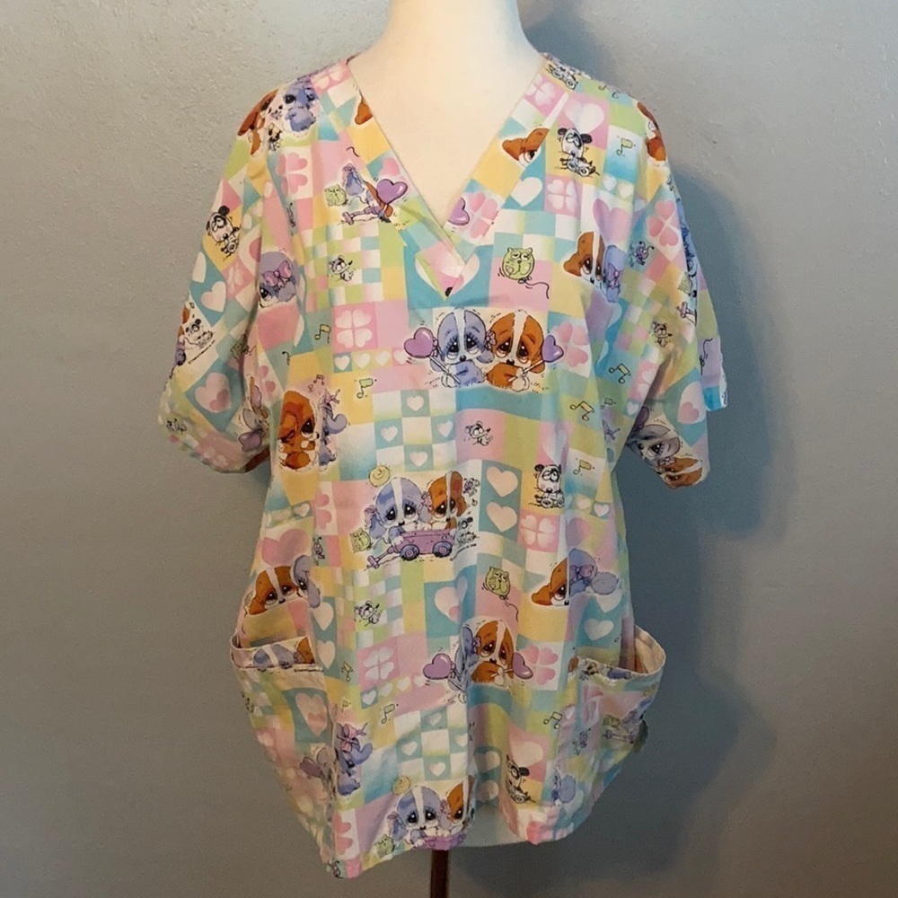 Sad Sam And Honey Scrub Top Pastels - Picture 2 of 6